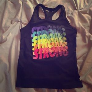 Black tank top